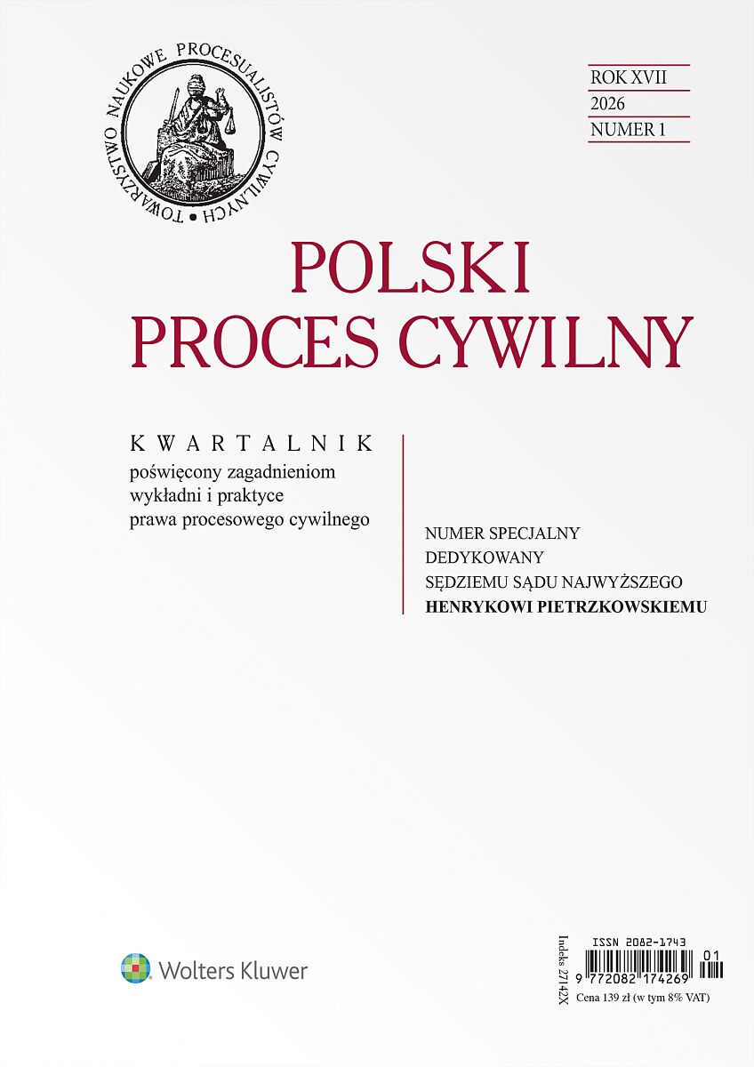 Polski Proces Cywilny - Nr 1/2026