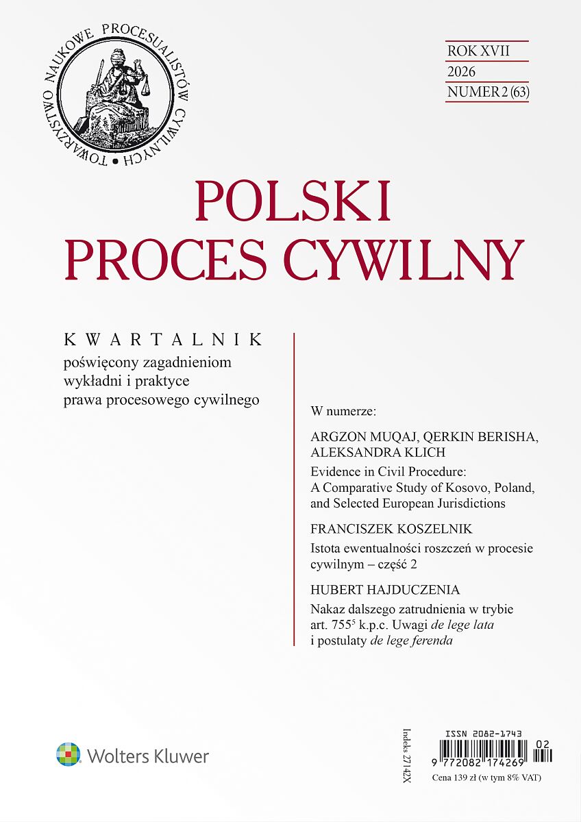 Polski Proces Cywilny - Nr 2/2026