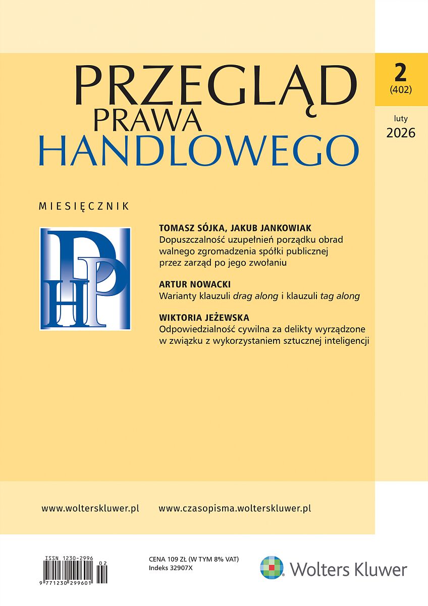Przegląd Prawa Handlowego - Nr 2/2026 402