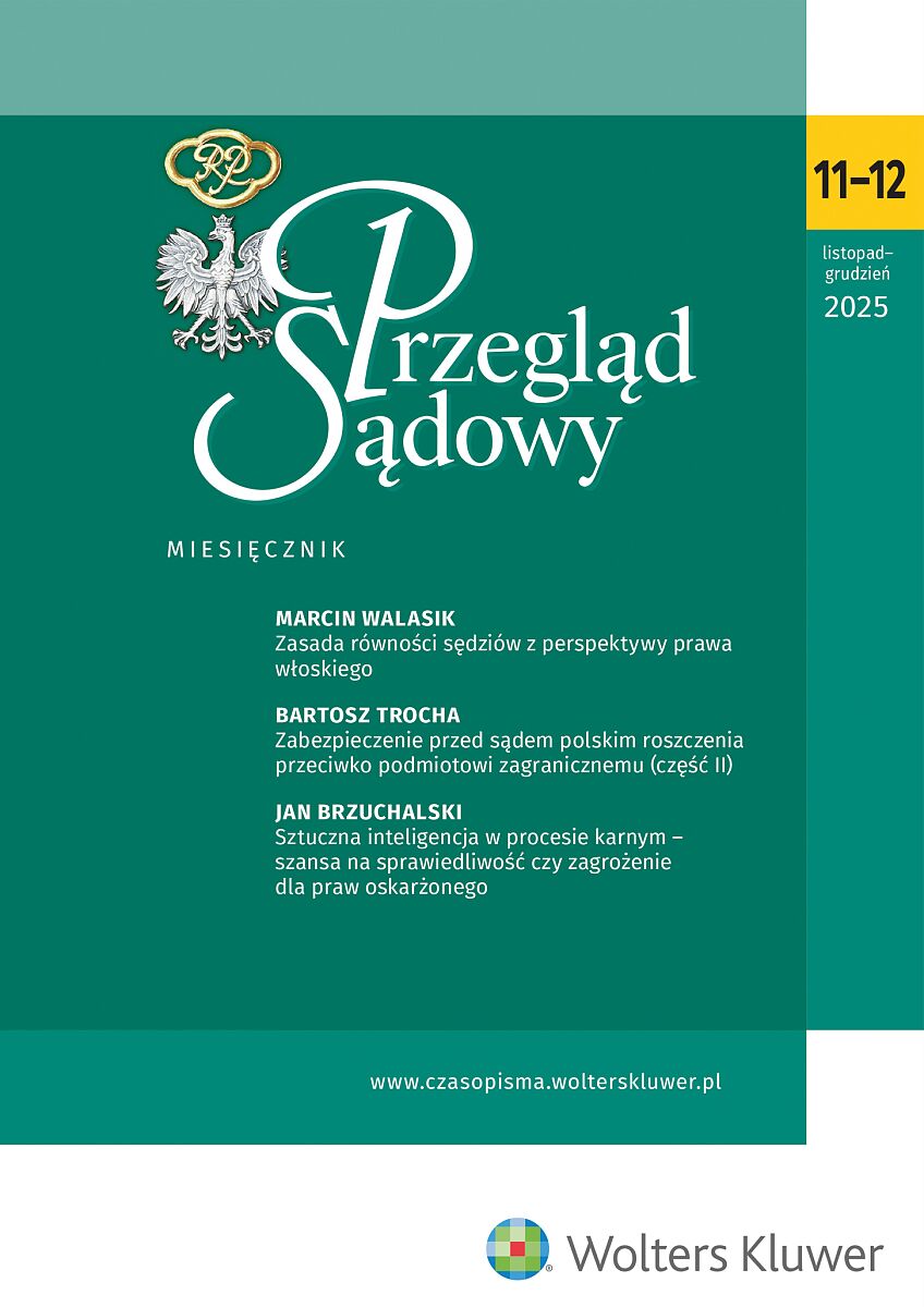 Przegląd Sądowy - Nr 11-12/2025