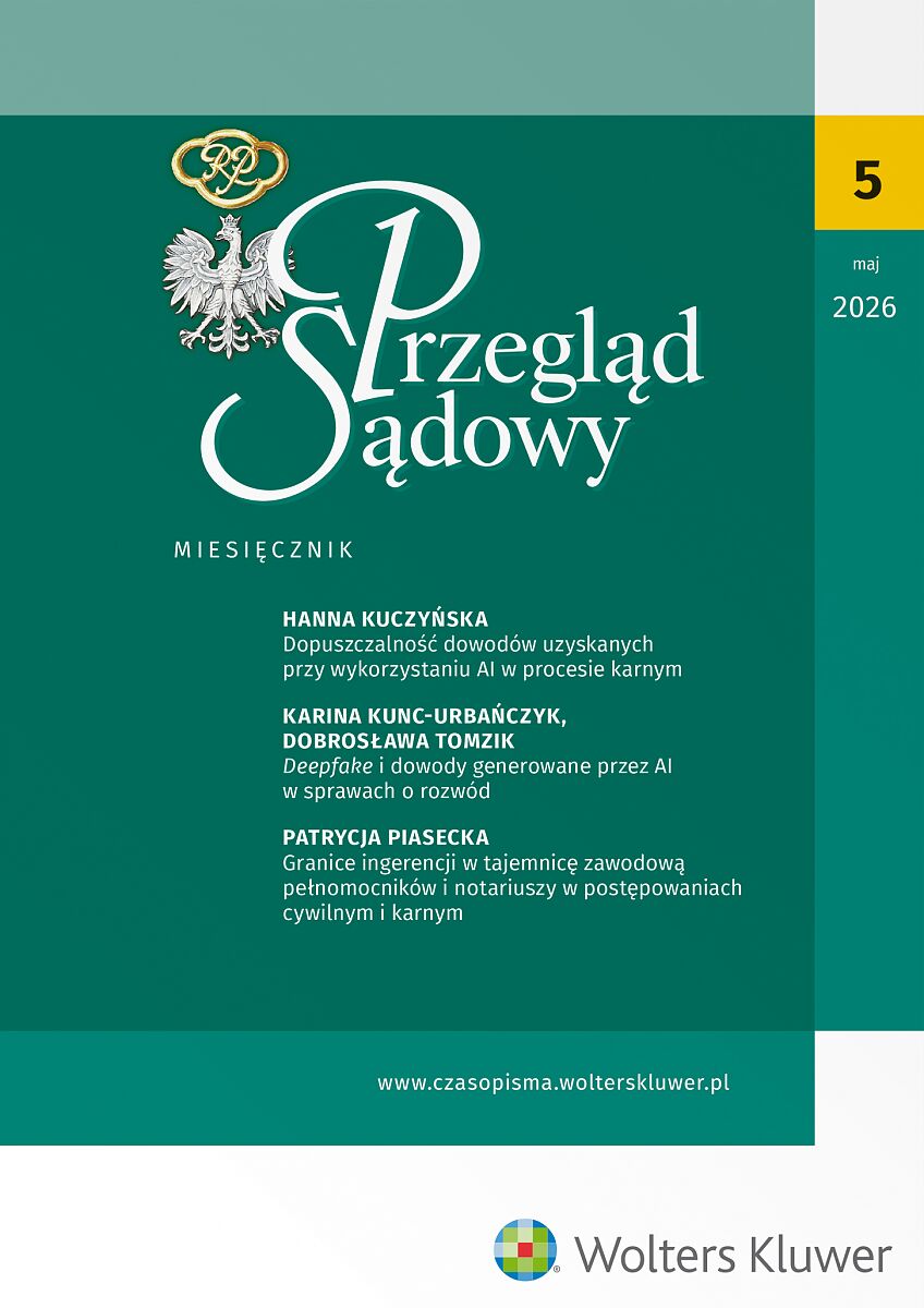 Przegląd Sądowy - Nr 5/2026