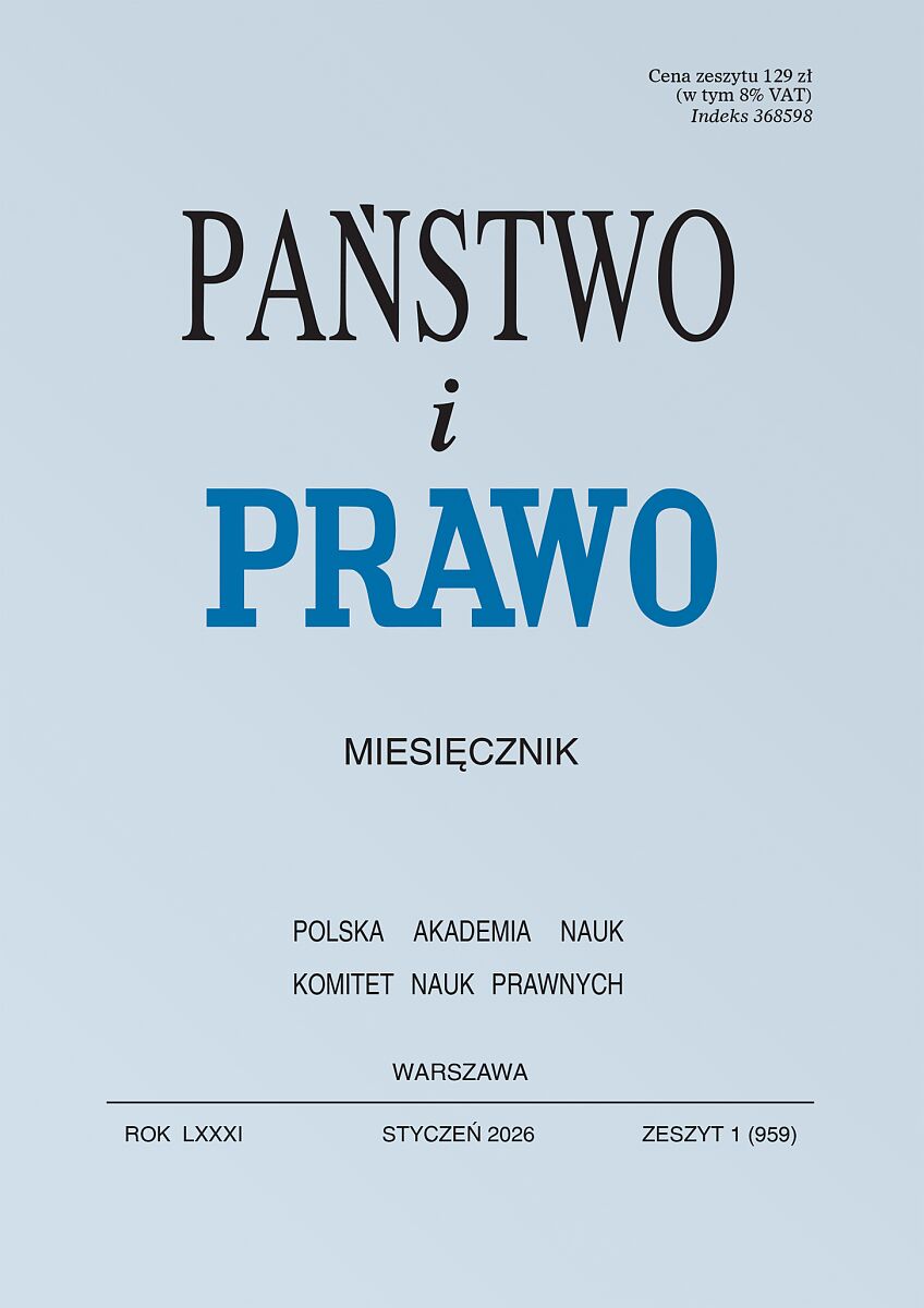 Państwo i Prawo - Nr 1/2026 959