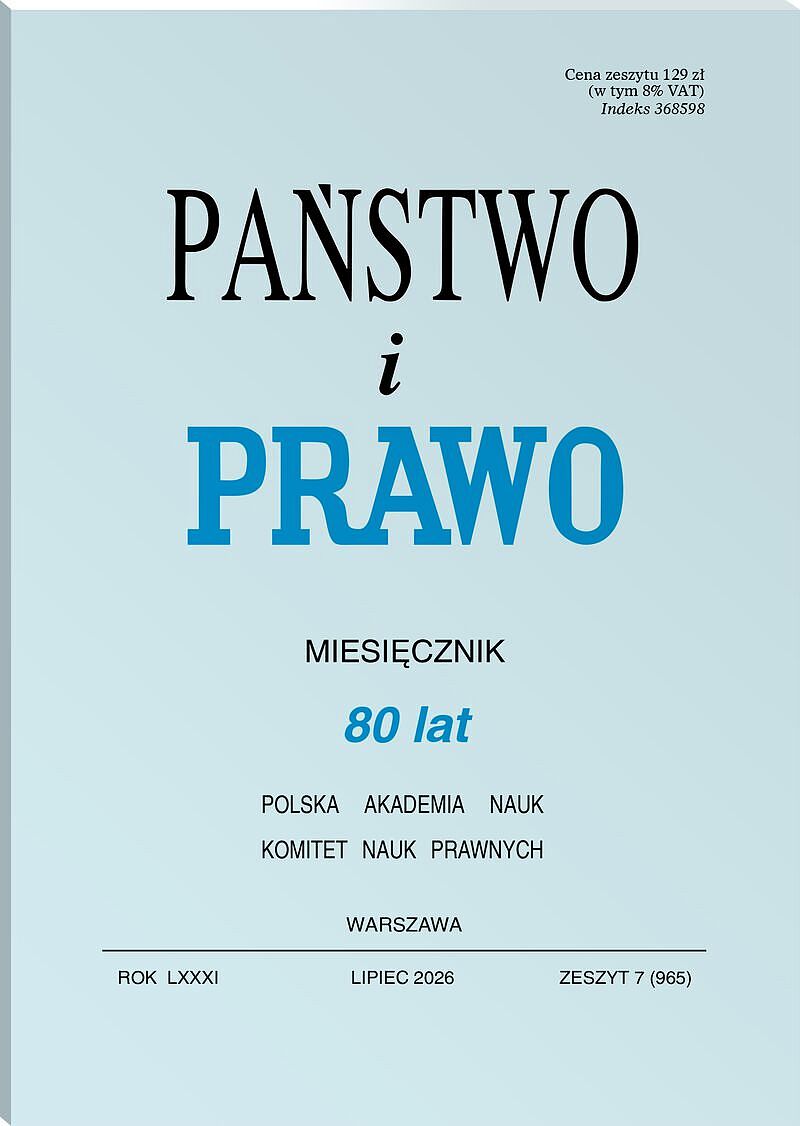 Państwo i Prawo - Nr 7/2026 965
