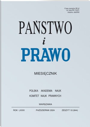 Państwo i Prawo - Nr 10/2024 [944]