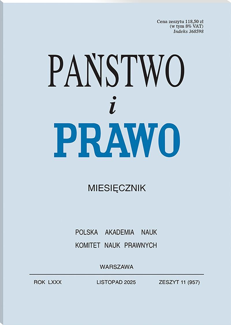 Państwo i Prawo - Nr 11/2025 957