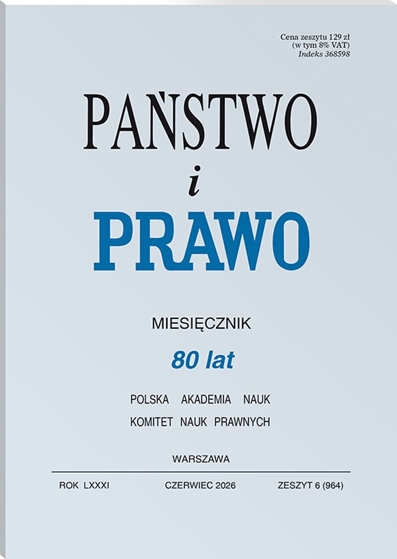 Państwo i Prawo - Nr 6/2026 964