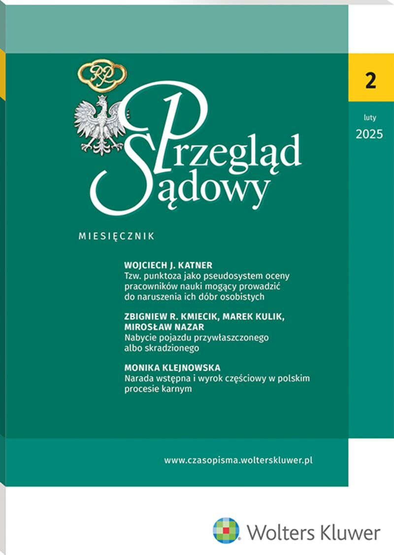 Przegląd Sądowy - Nr 2/2025
