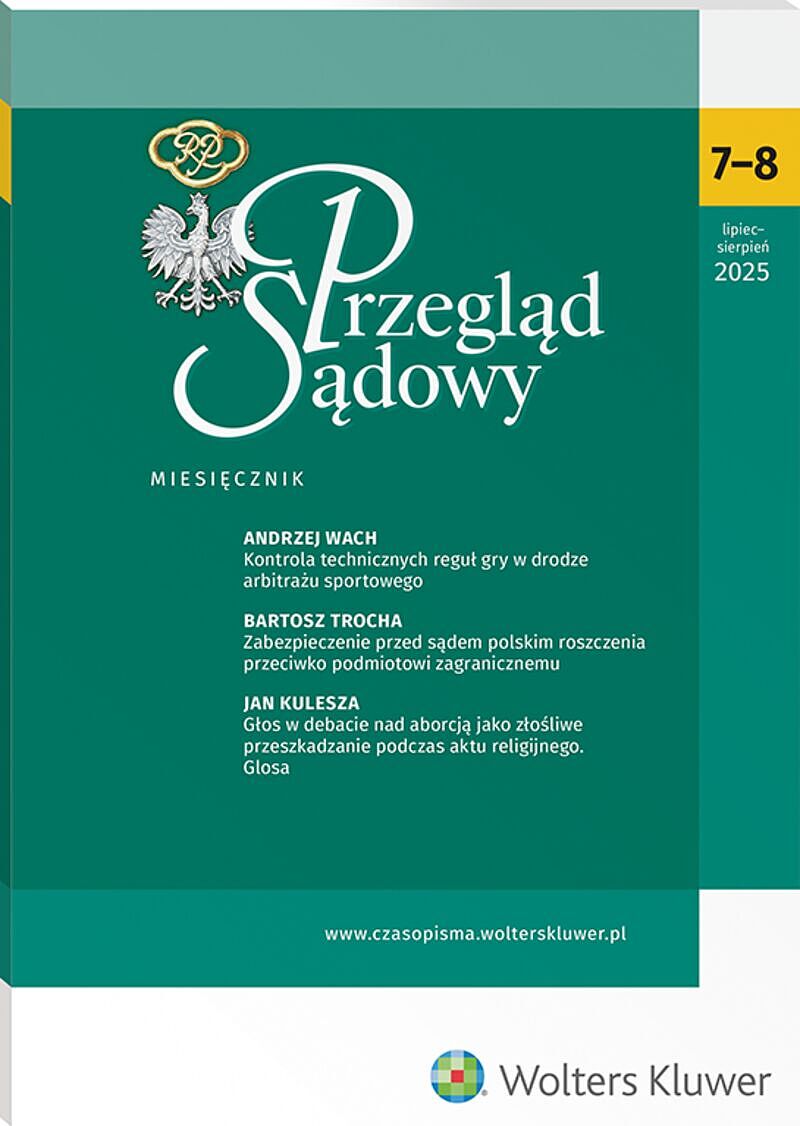 Przegląd Sądowy - Nr 7-8/2025