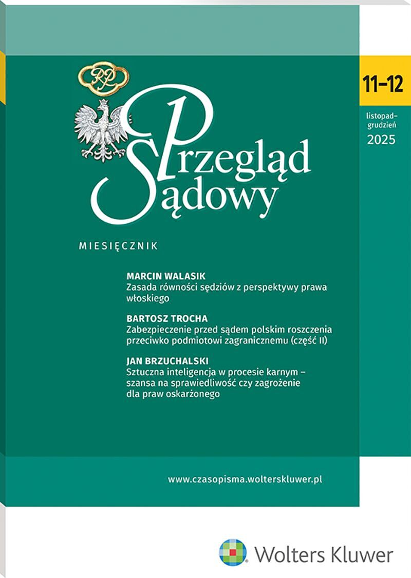Przegląd Sądowy - Nr 11-12/2025