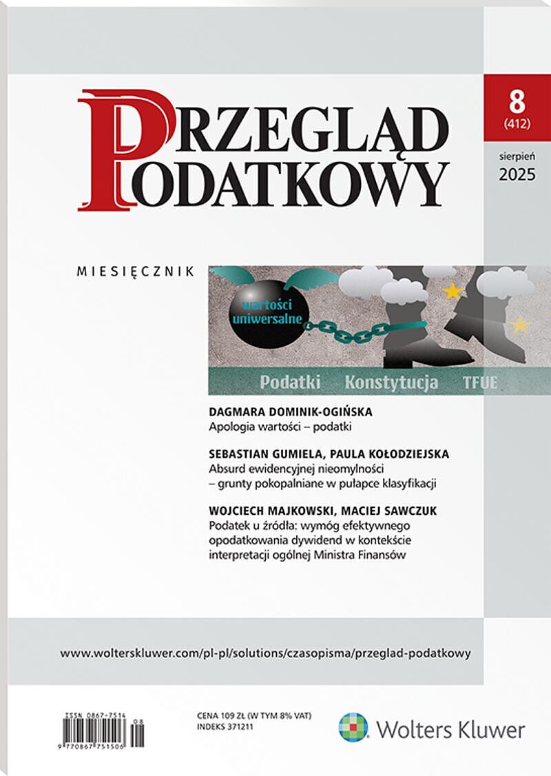 Przegląd Podatkowy - Nr 8/2025 [412]