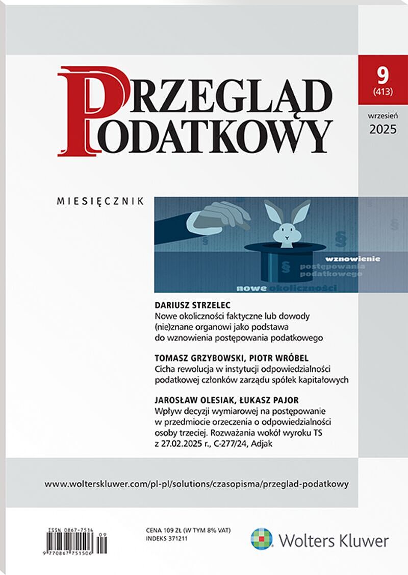 Przegląd Podatkowy - Nr 9/2025 [413]
