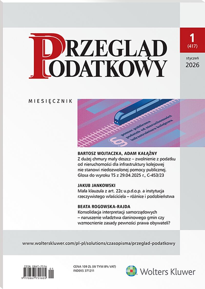 Przegląd Podatkowy - Nr 1/2026 417