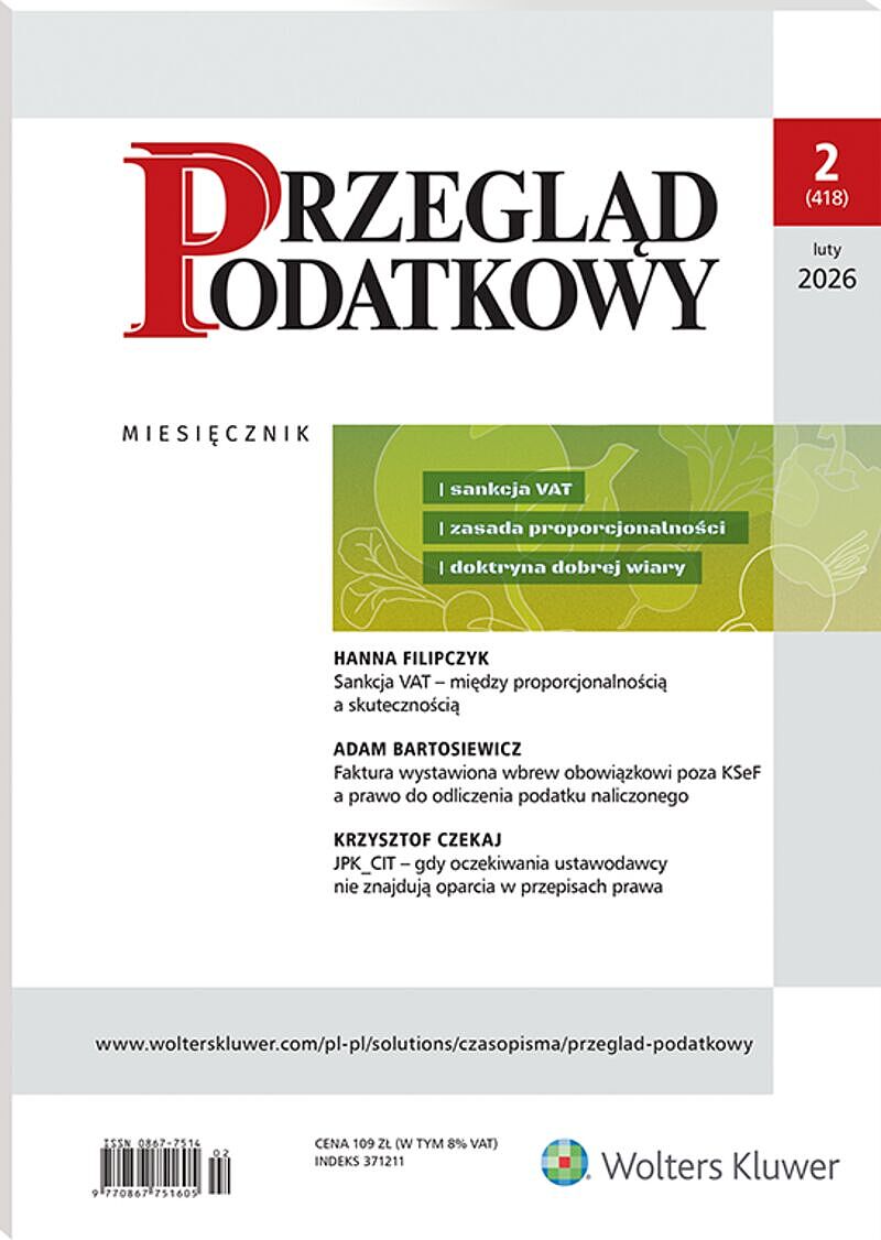 Przegląd Podatkowy - Nr 2/2026 418