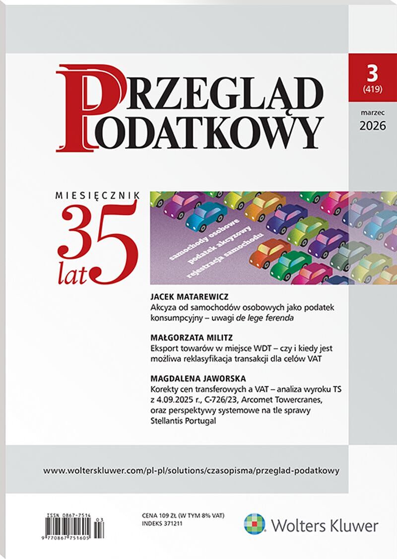 Przegląd Podatkowy - Nr 3/2026 419