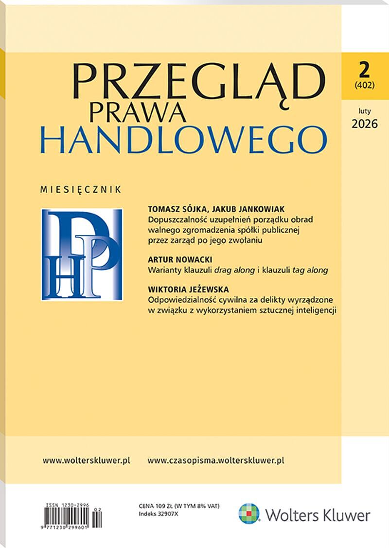 Przegląd Prawa Handlowego - Nr 2/2026 402