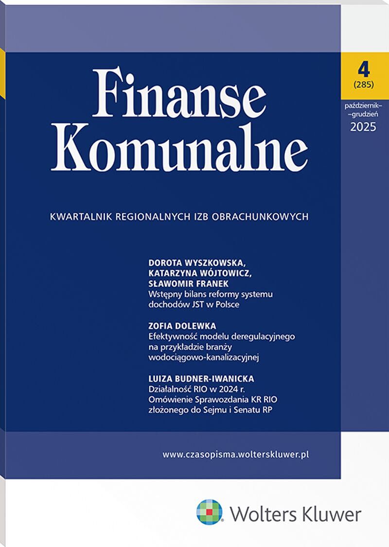 Finanse Komunalne - Nr 4/2025