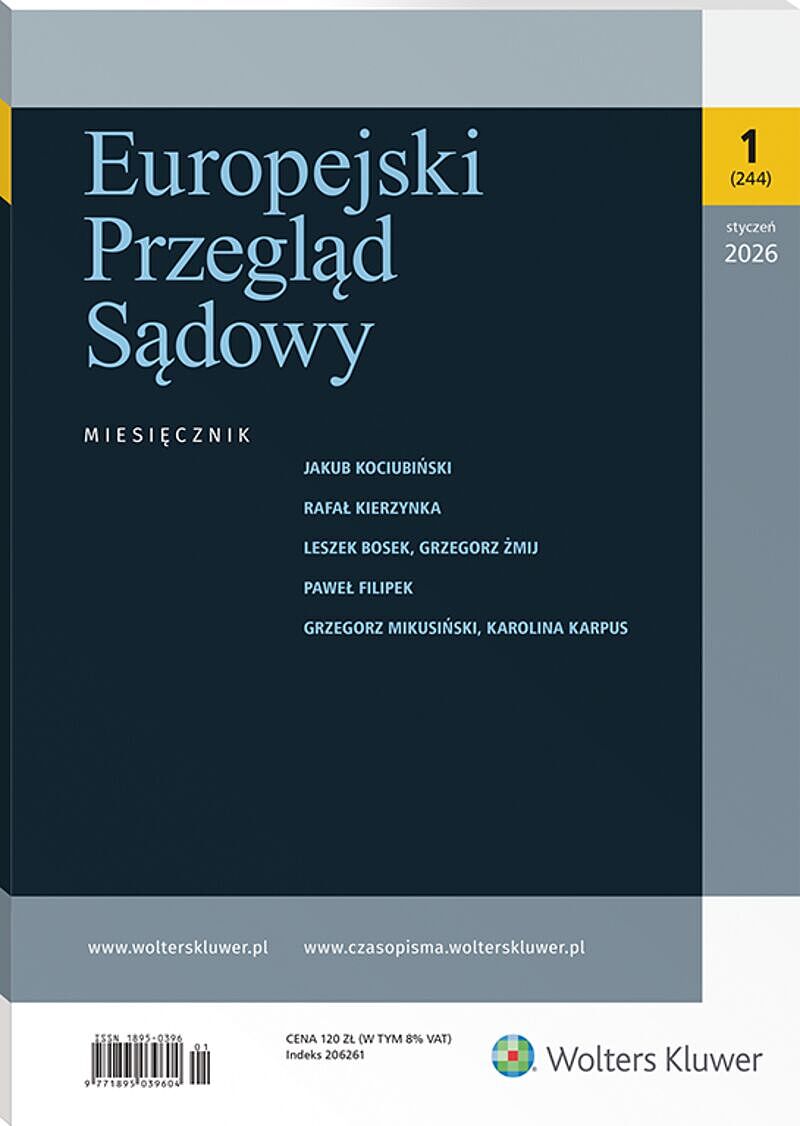 Europejski Przegląd Sądowy - Nr 1/2026 244