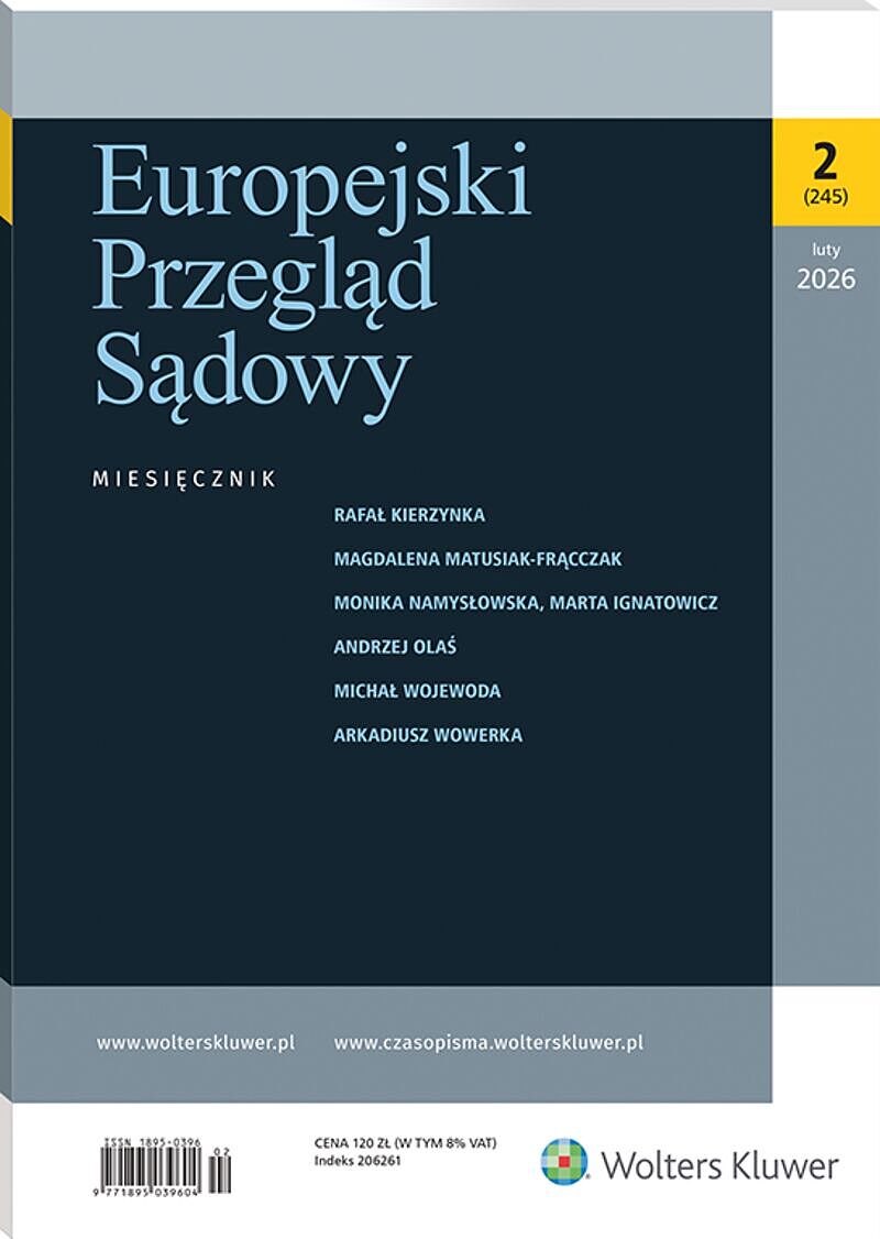 Europejski Przegląd Sądowy - Nr 2/2026 245
