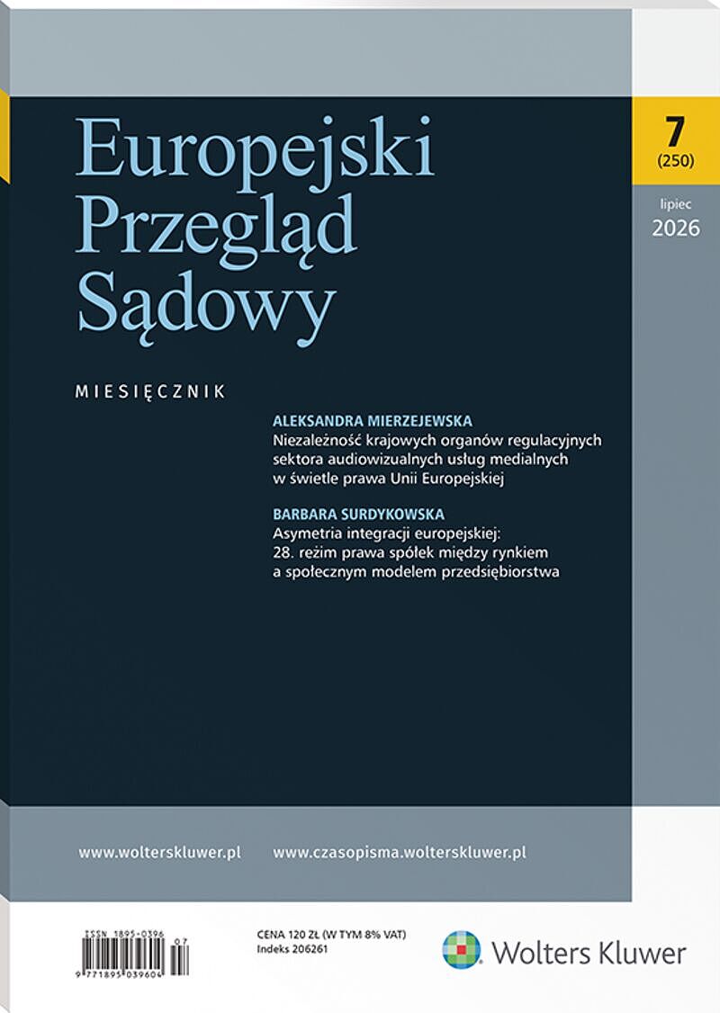 Europejski Przegląd Sądowy - Nr 7/2026 250