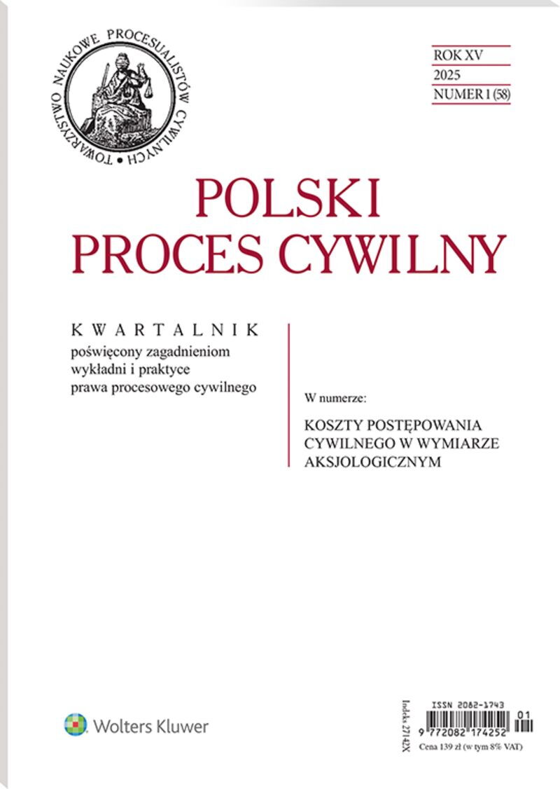 Polski Proces Cywilny - Nr 1/2025