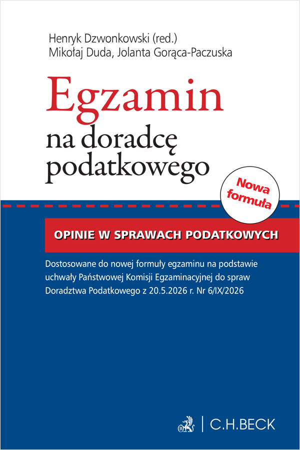 Opinie w sprawach podatkowych | Egzamin na doradcę podatkowego. Część pisemna