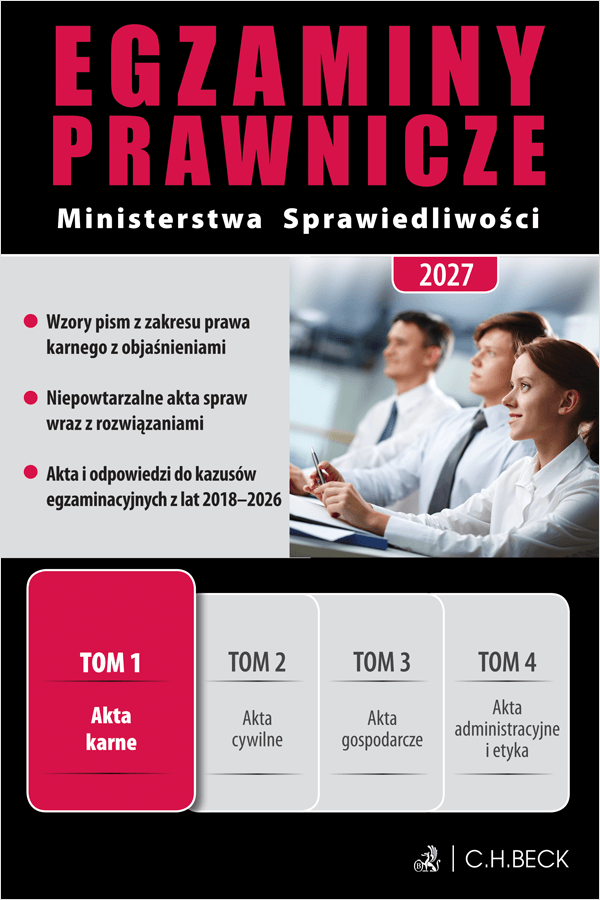 Egzaminy Prawnicze Ministerstwa Sprawiedliwości 2027. Tom 1. Akta karne