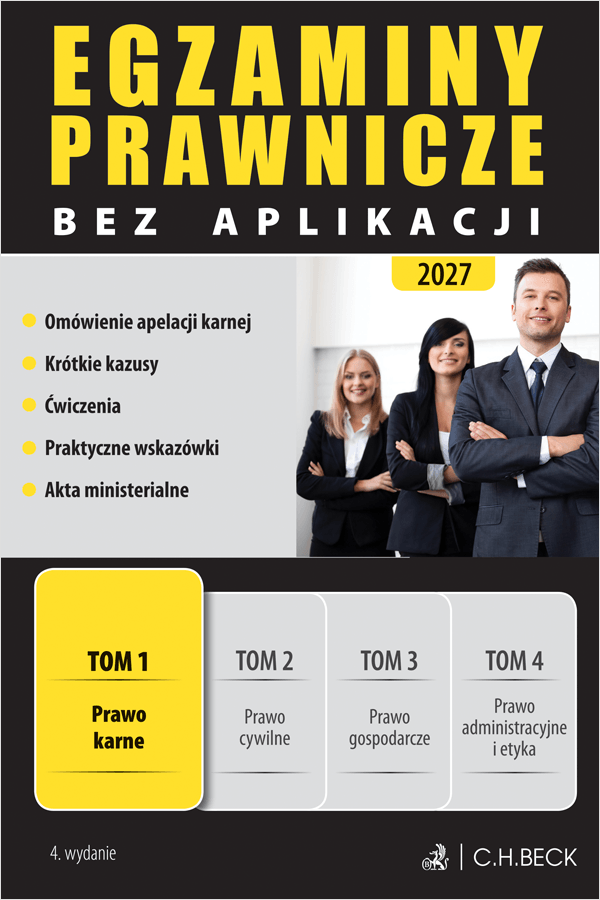 Egzaminy Prawnicze bez aplikacji 2027. Tom 1. Prawo karne