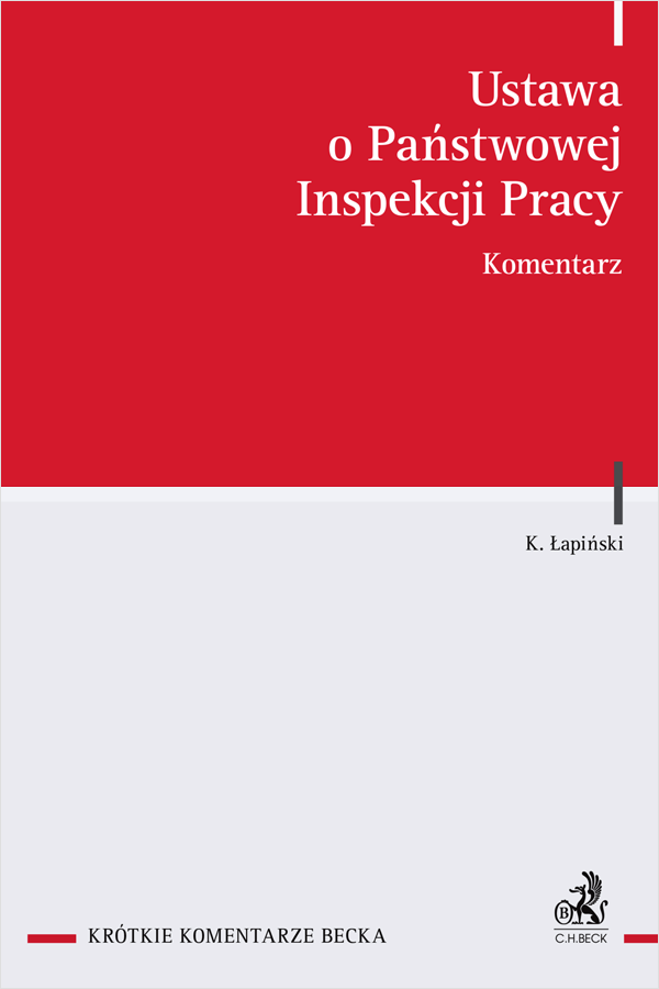 Ustawa o Państwowej Inspekcji Pracy. Komentarz