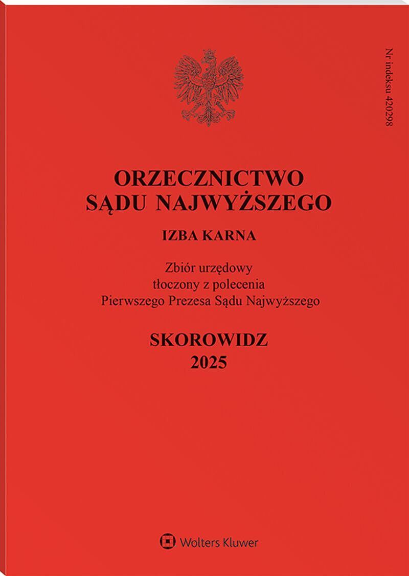 Orzecznictwo Sądu Najwyższego. Izba Karna - Nr 13/2025