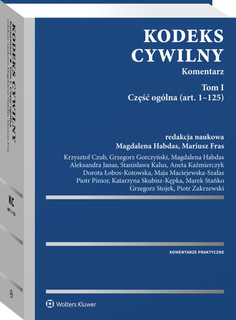 Kodeks cywilny. Komentarz. Tom I