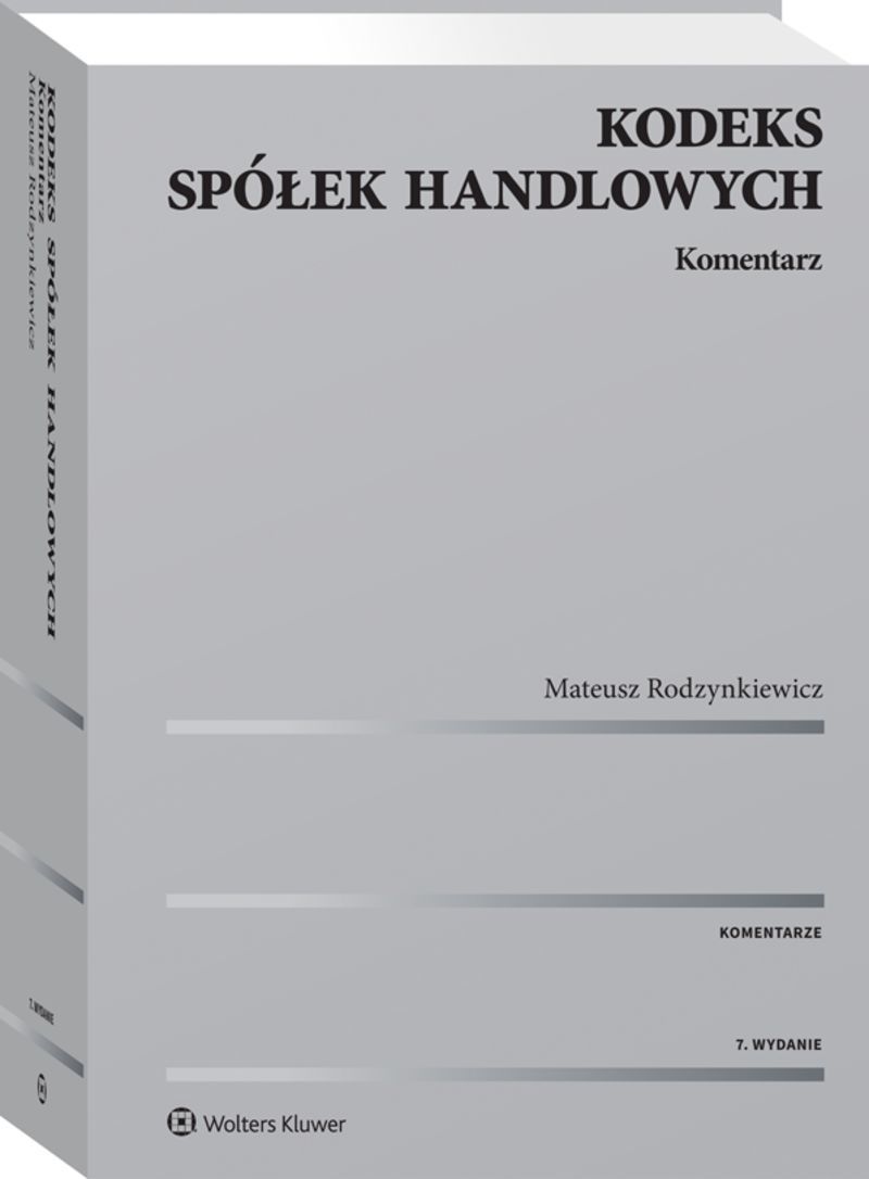 Kodeks spółek handlowych. Komentarz