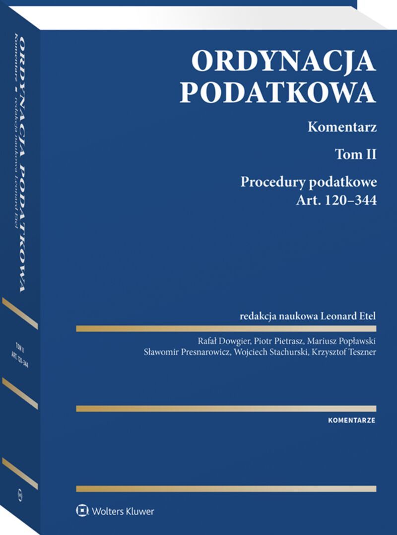Ordynacja podatkowa. Komentarz. Tom II