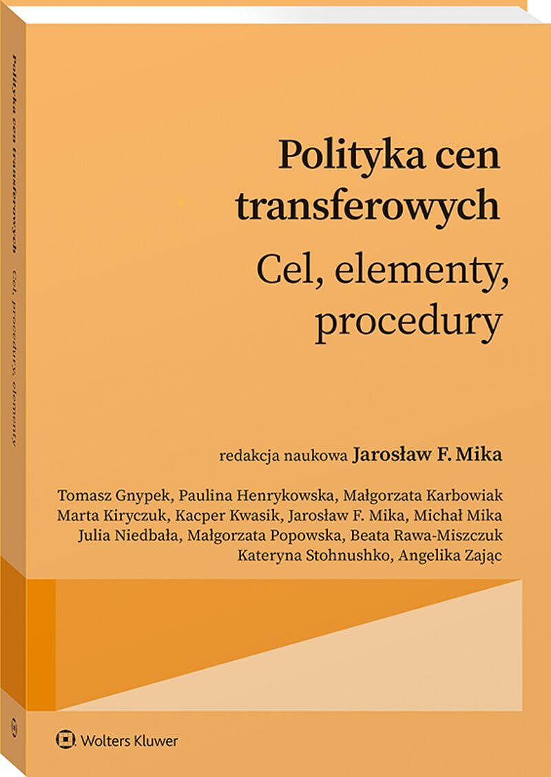 Polityka cen transferowych. Cel, elementy, procedury