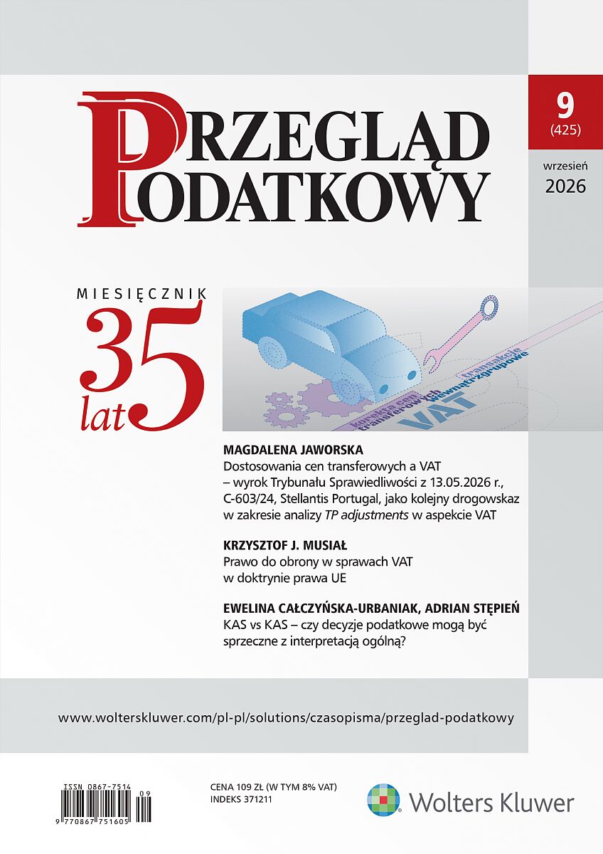 Przegląd Podatkowy - Nr 9/2026 425