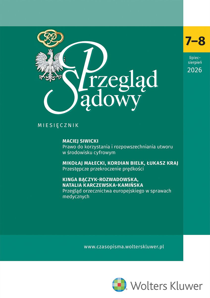Przegląd Sądowy - Nr 7-8/2026